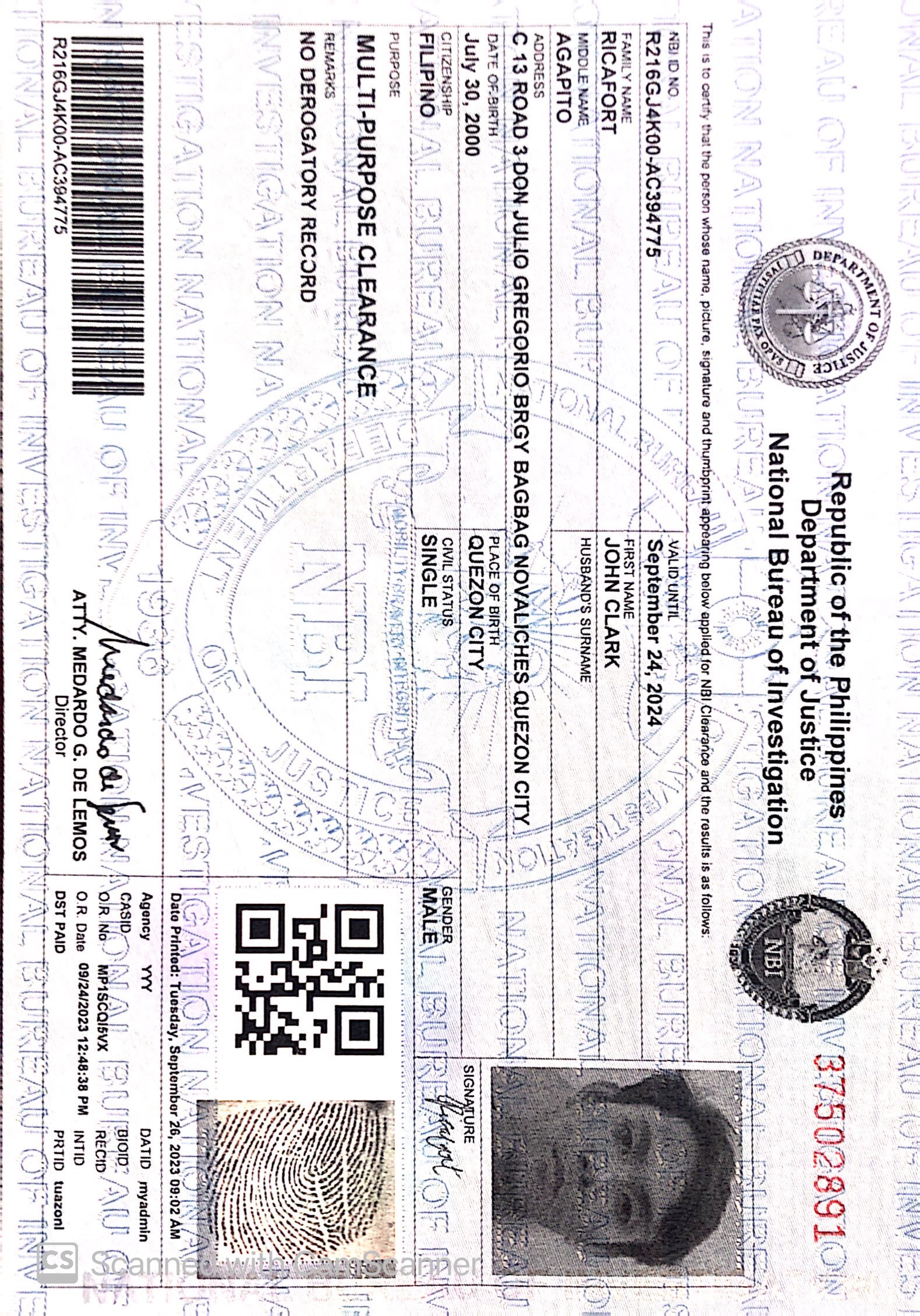 Upload a photo ID